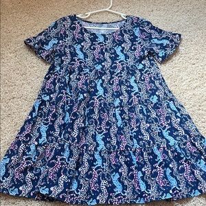 Lilly Pulitzer girls tiered dress
